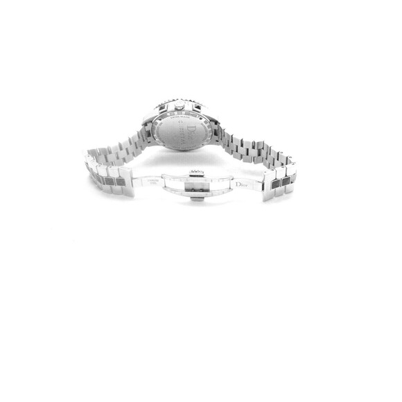CHRISTIAN DIOR CHRISTAL CD11431EM001 CHRONO WITH DIAMOND DIAL AND BEZEL 38MM - Picture 2 of 5